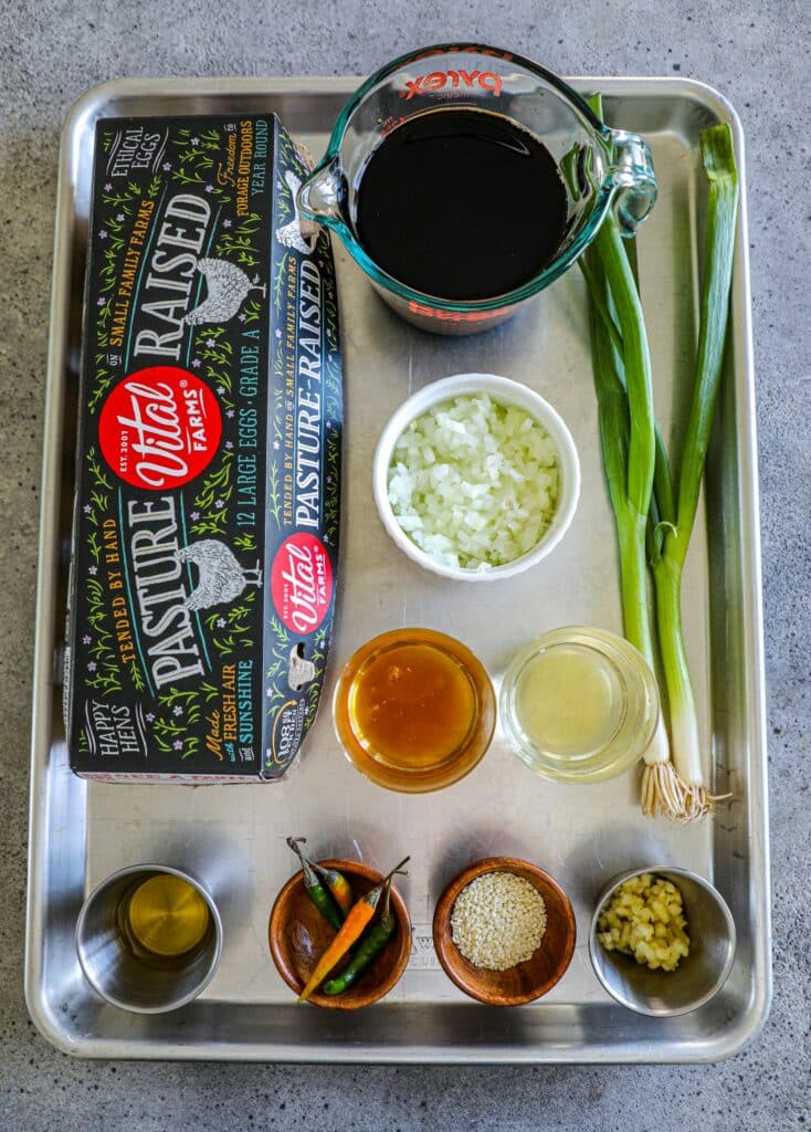 Korean Marinated Eggs Recipe (Mayak Gyeran) ingredients