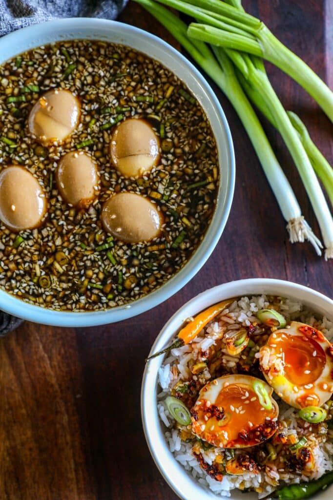 Korean Marinated Eggs Recipe (Mayak Gyeran)