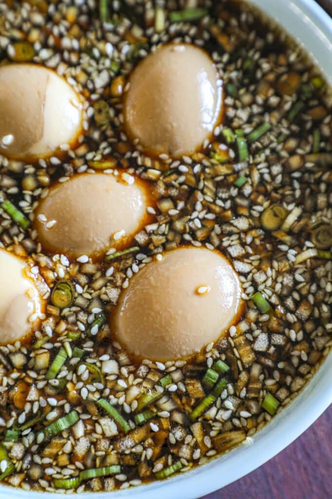 Korean Marinated Eggs Recipe (Mayak Gyeran)