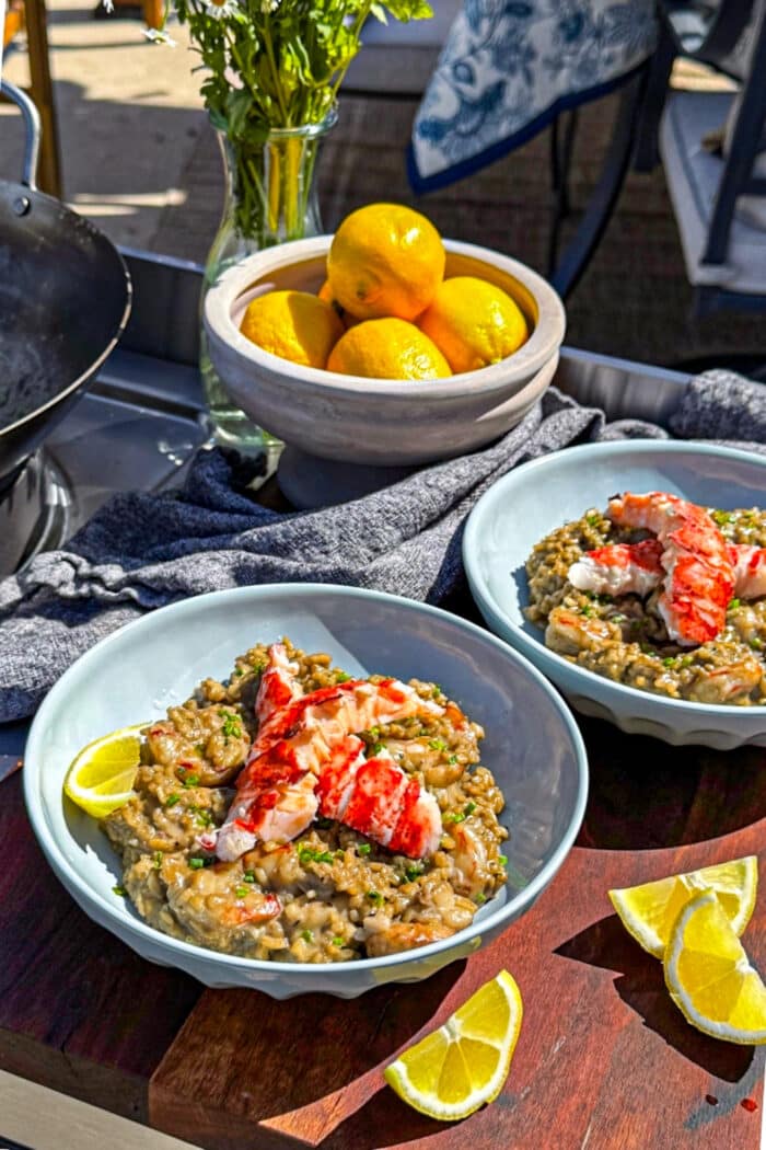 Shrimp and lobster risotto