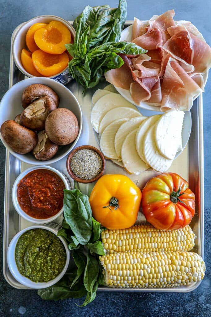 Grilled Flatbread Ingredients