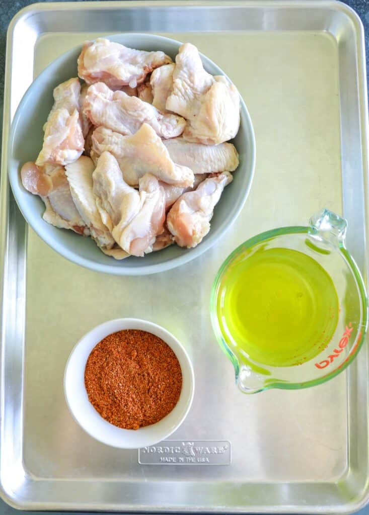 Nashville Hot Wings Recipe ingredients
