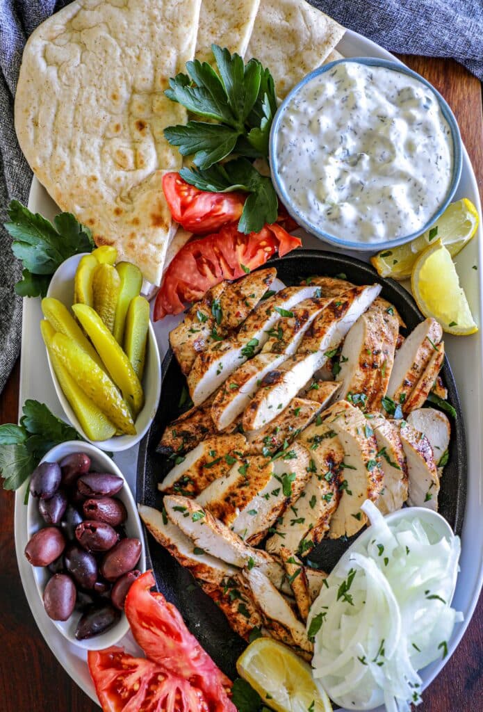 Grilled Chicken Pita Recipe