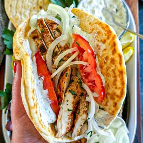 Grilled Chicken Pita Recipe