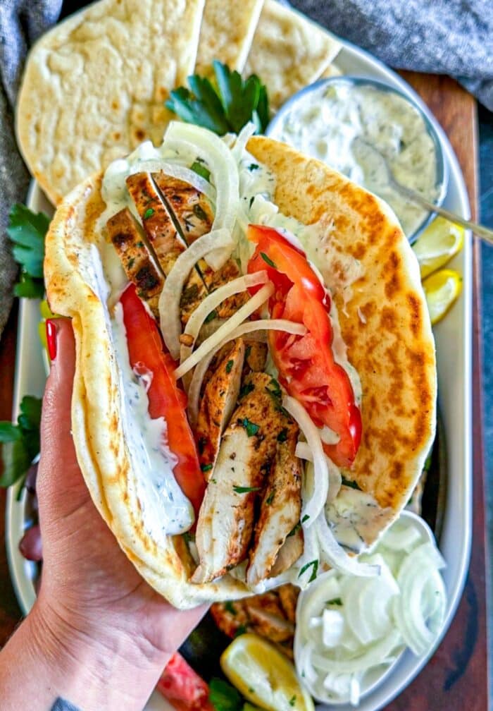 Grilled Chicken Pita Recipe