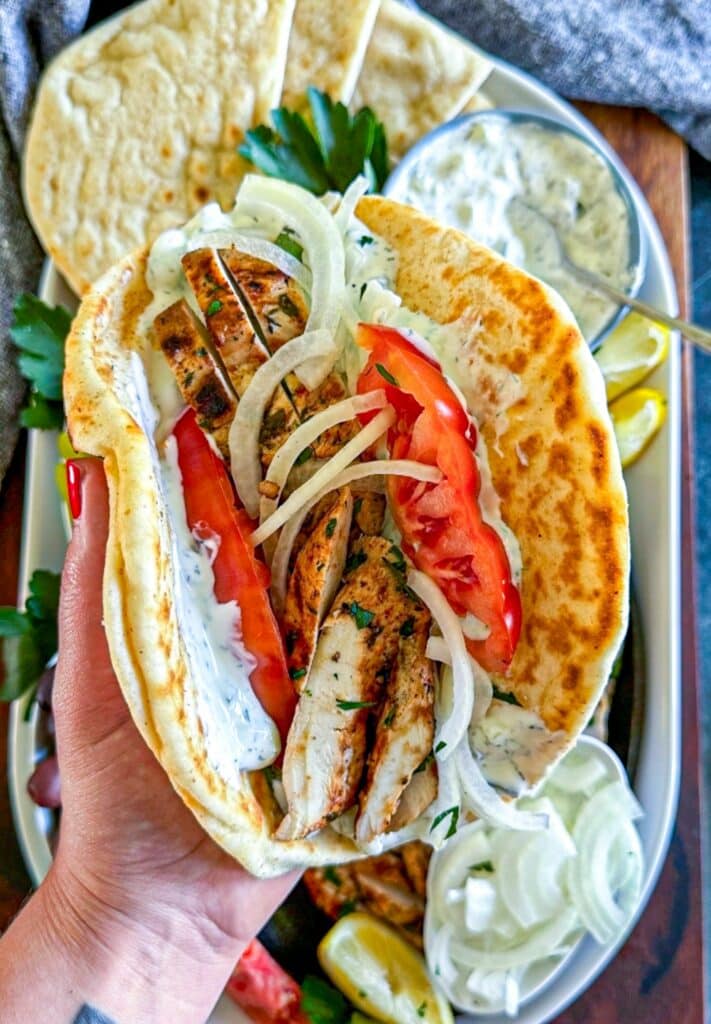 Grilled Chicken Pita Recipe