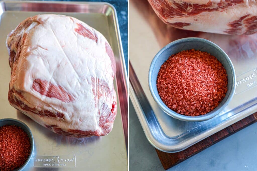 Pork shoulder and Alaea sea salt