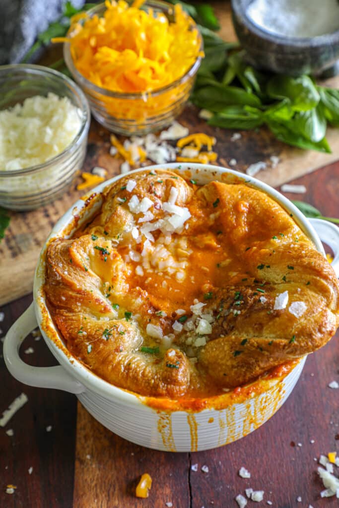 tomato soup pot pie variation