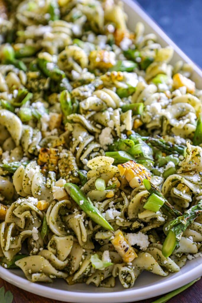 The chimichurri pasta salad