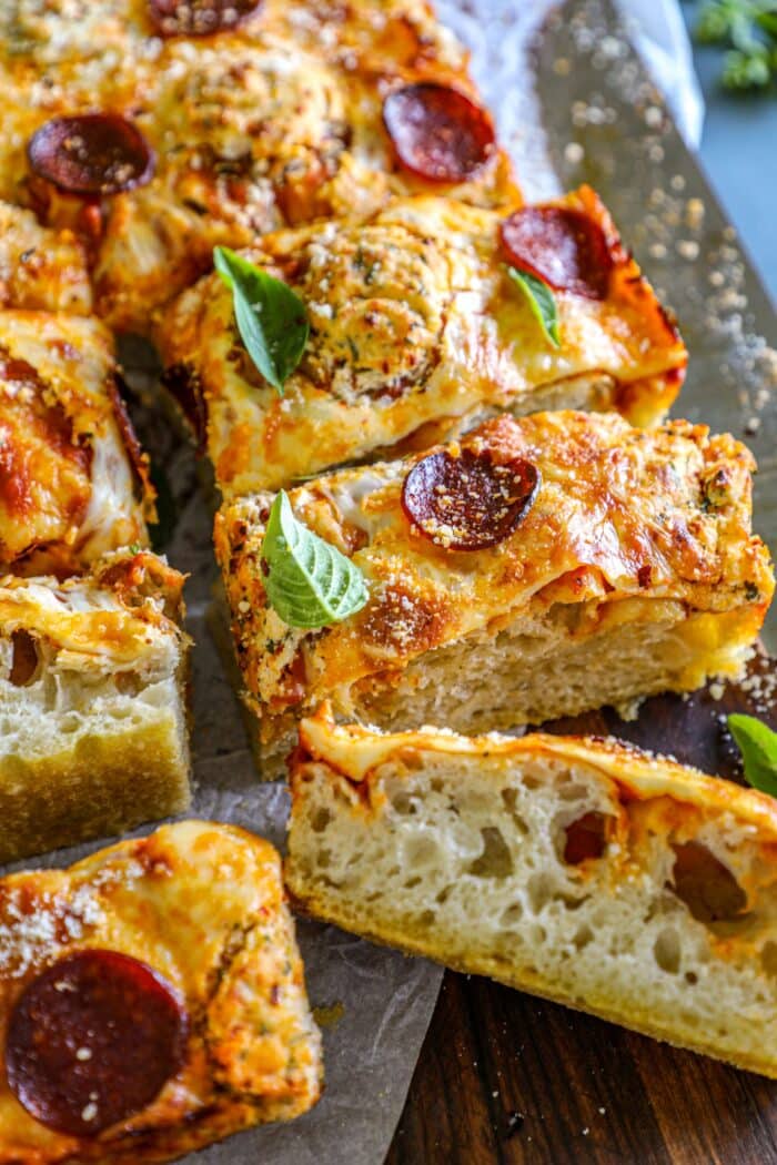 Focaccia Bread Pizza