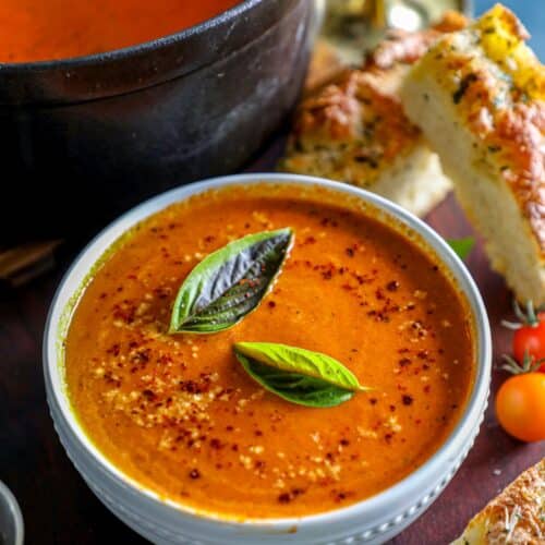 Roasted Red Pepper Tomato Soup