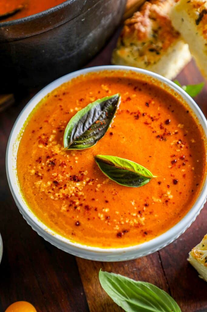 Roasted Red Pepper Tomato Soup
