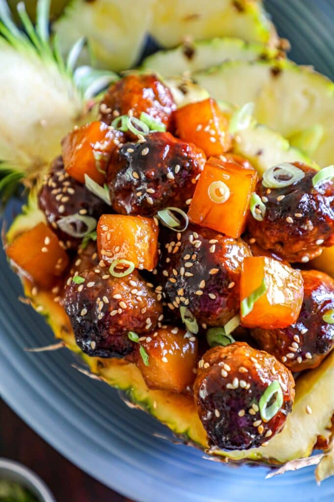 Pineapple Teriyaki Meatballs