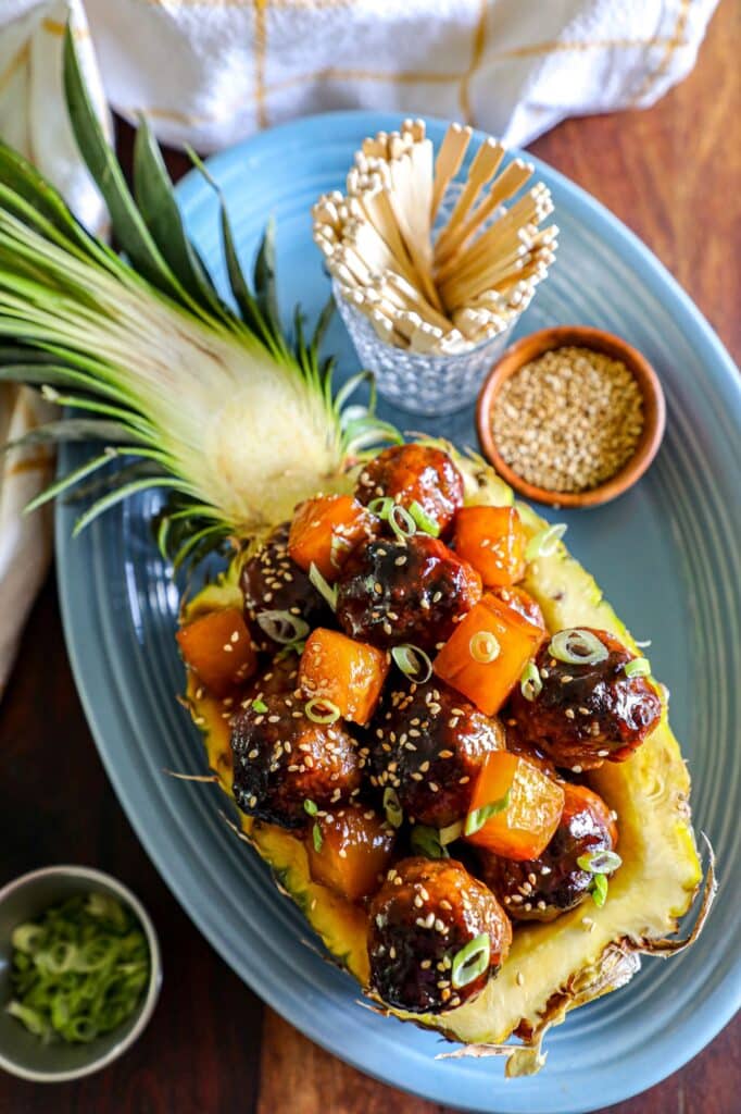 Pineapple Teriyaki Meatballs