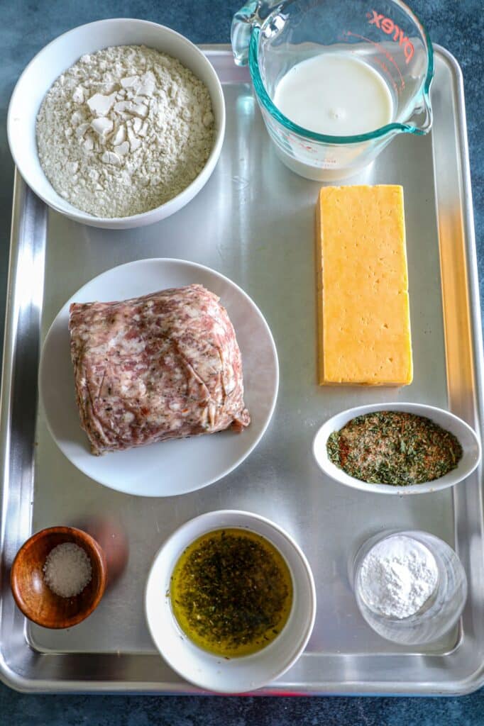 Cheddar Bay Sausage Balls Recipe ingredients