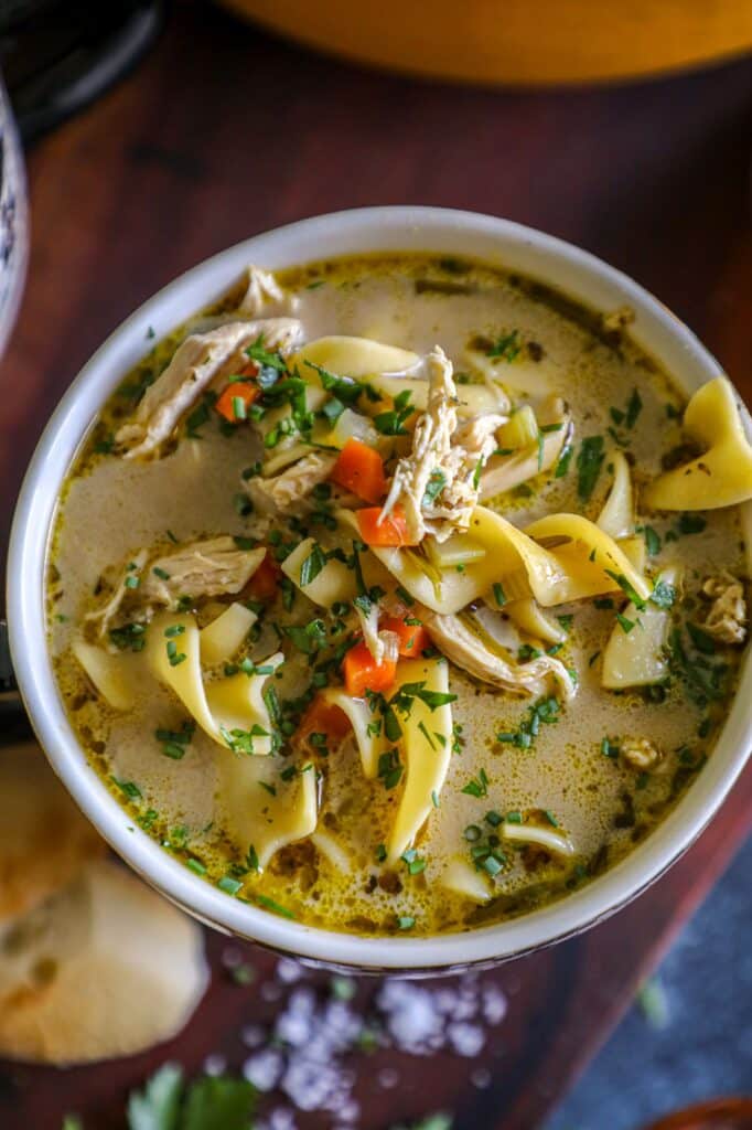 Dutch Oven Chicken Noodle Soup