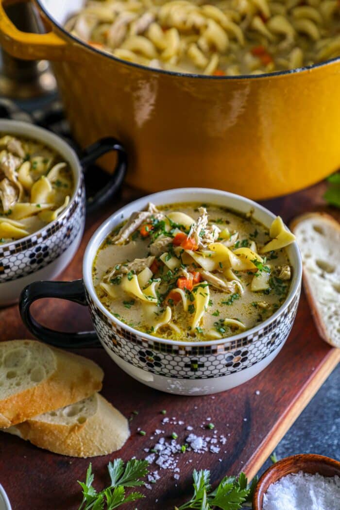 Dutch Oven Chicken Noodle Soup