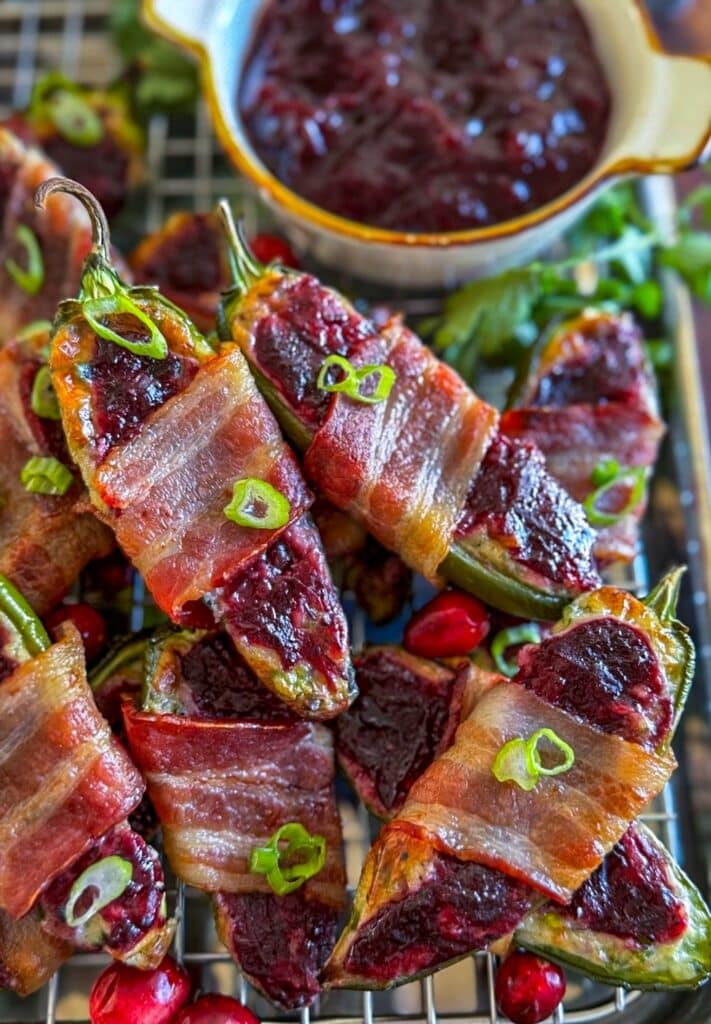 Cranberry Brie Jalapeno Poppers Recipe