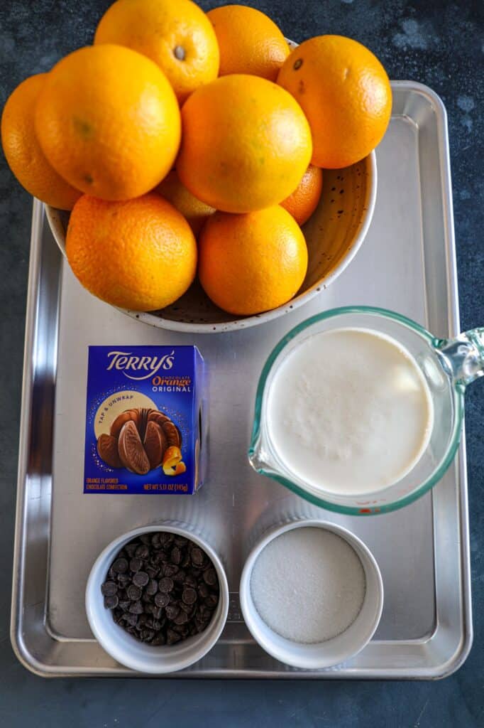 Orange Posset Recipe ingredients