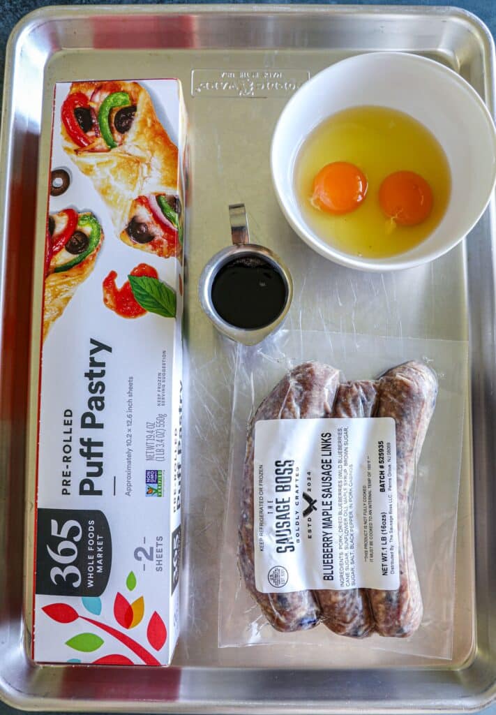 Sausage Rolls Recipe ingredients