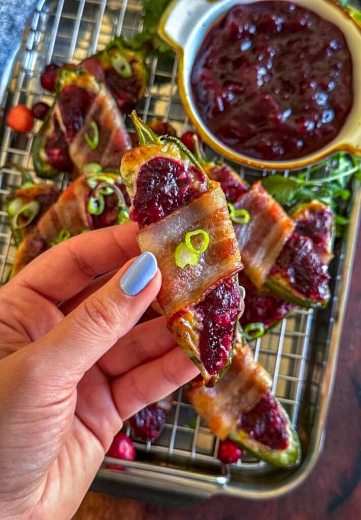 Cranberry Brie Jalapeno Poppers Recipe