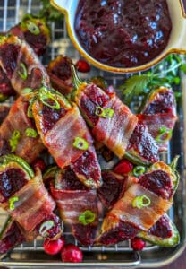 Cranberry Brie Jalapeno Poppers Recipe