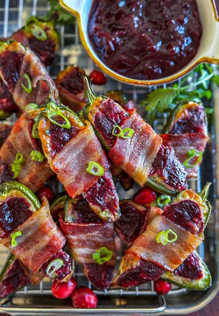 Cranberry Brie Jalapeno Poppers Recipe