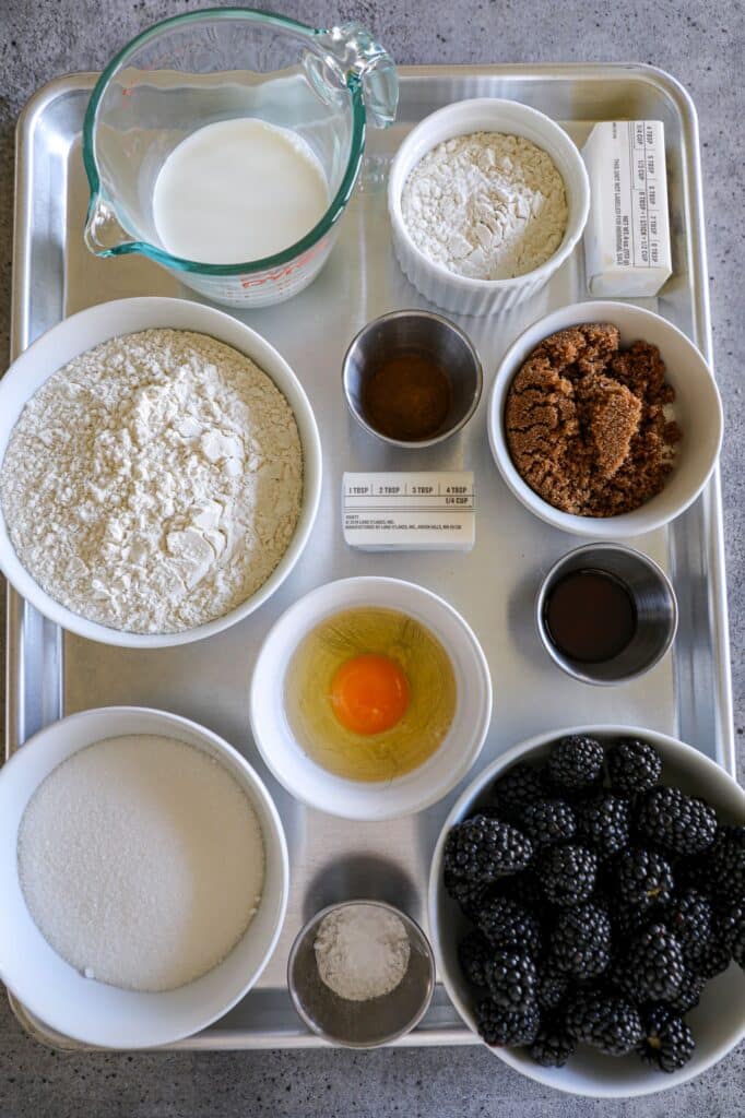 Blackberry Coffee Cake Recipe ingredients