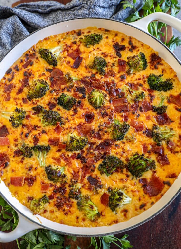 Broccoli Cheddar Baked Potatoes