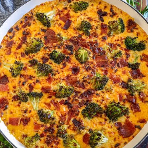 Broccoli Cheddar Baked Potatoes