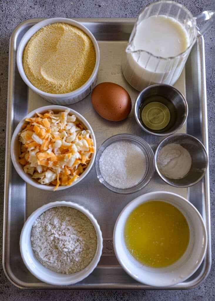 Cornbread ingredients