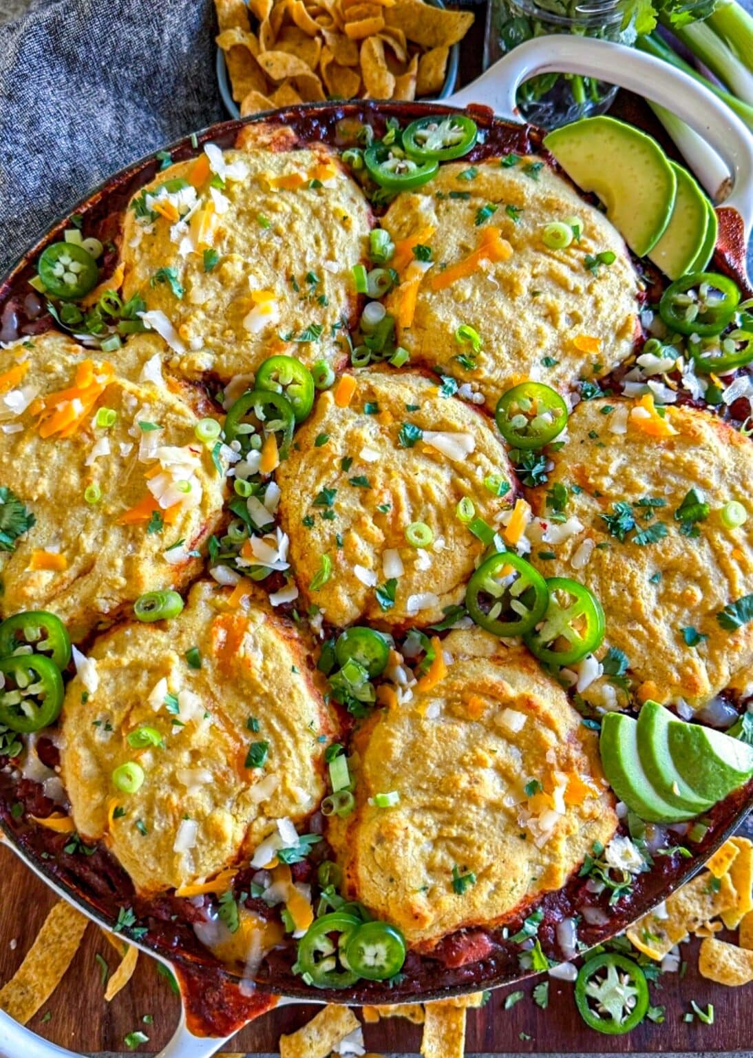 Chili Cornbread Casserole - Bonappeteach