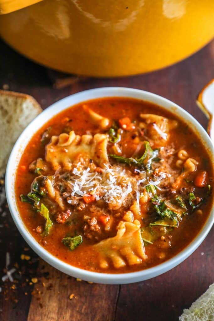 Spicy Italian Sausage Pasta Fagioli