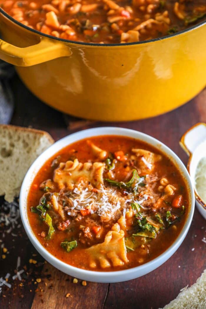 Spicy Italian Sausage Pasta Fagioli
