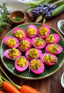 Beet Deviled Eggs Recipe