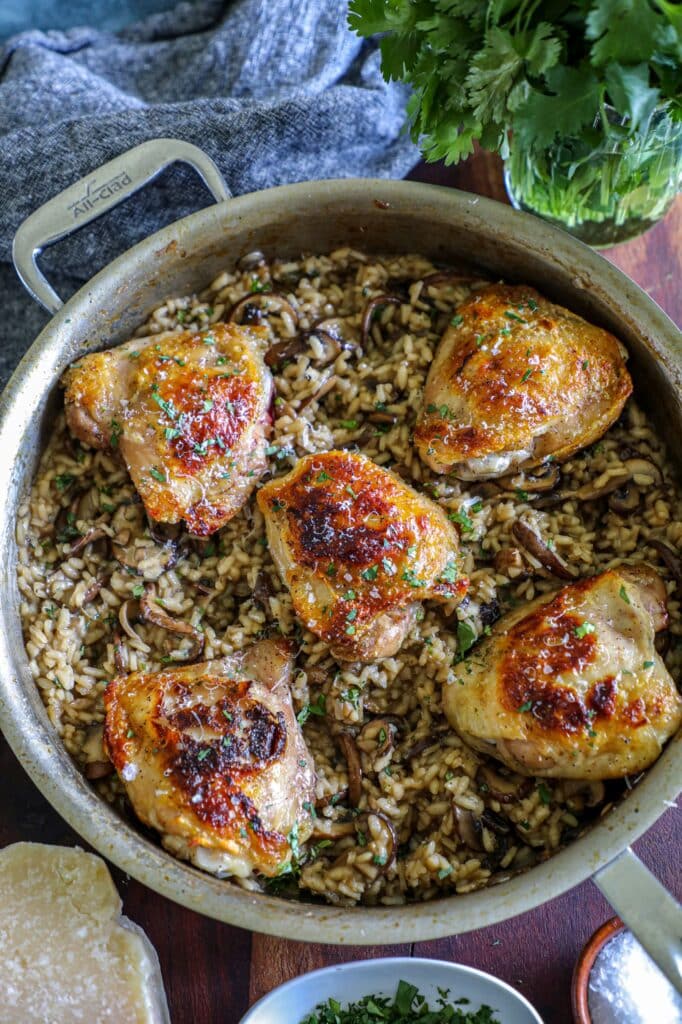 Chicken and Mushroom Risotto Recipe