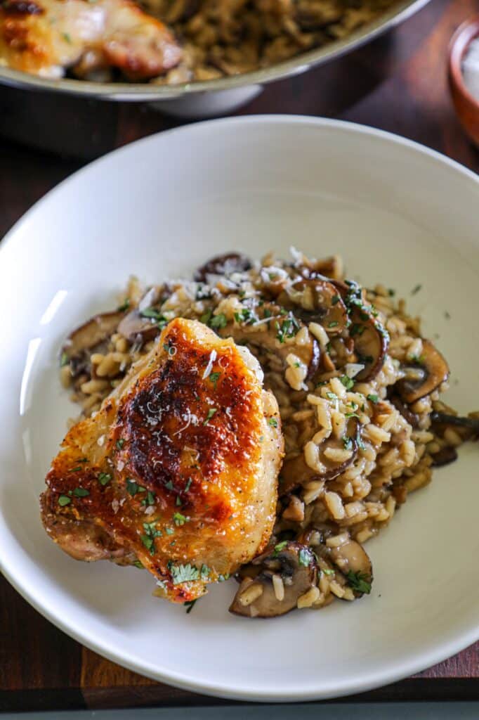 Chicken and Mushroom Risotto Recipe