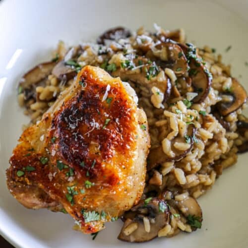 Chicken and Mushroom Risotto Recipe