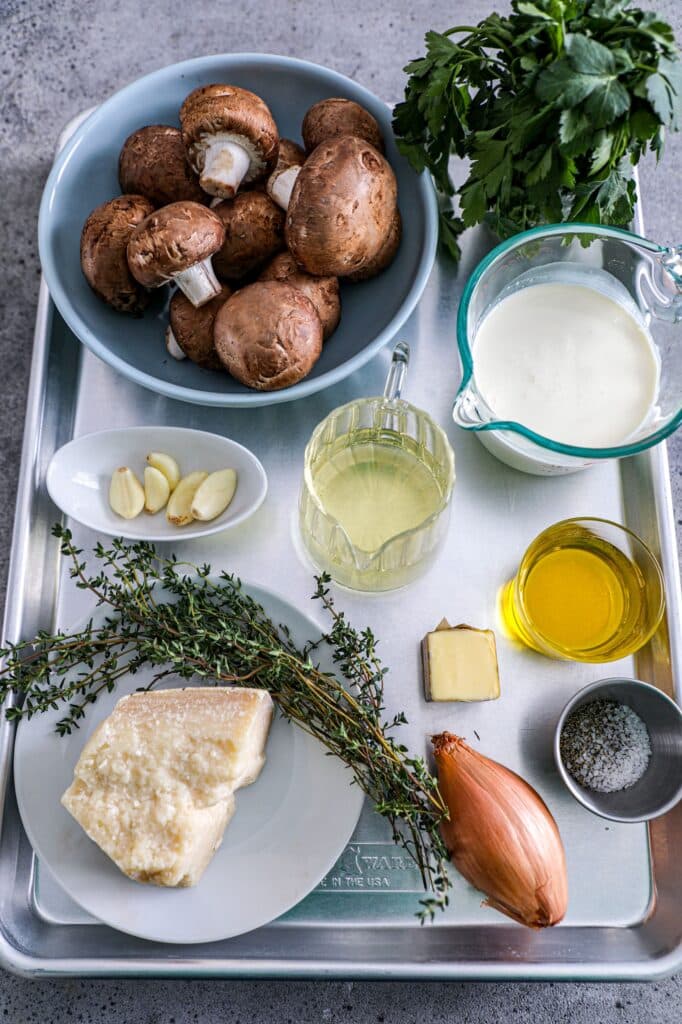 Mushroom Steak Sauce ingredients