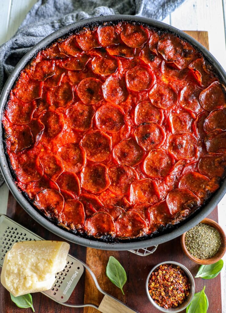 Cast Iron Pan Pizza