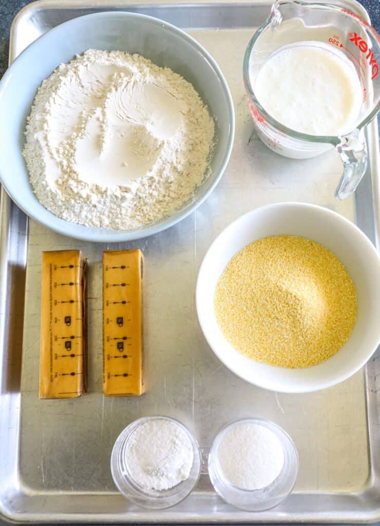 Cornbread Biscuits Recipe ingredients