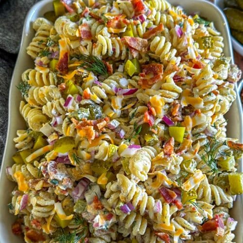 Dill Pickle Pasta Salad Recipe