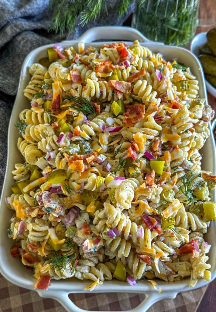 Dill Pickle Pasta Salad Recipe