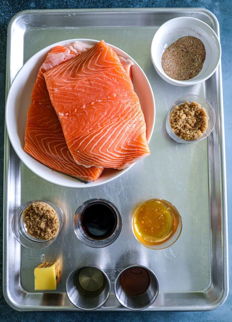 Salmon Burnt Ends Recipe ingredients