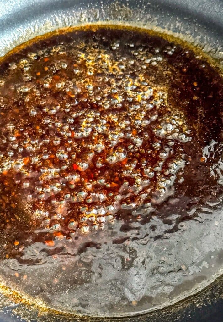 Glaze for the salmon