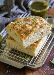 Focaccia Bread For Sandwiches 