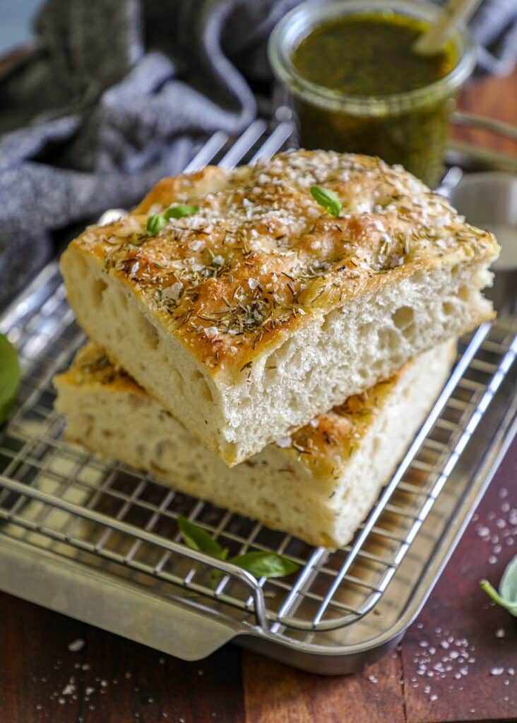 Focaccia Bread For Sandwiches 