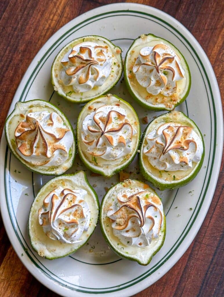 toasted lime posset