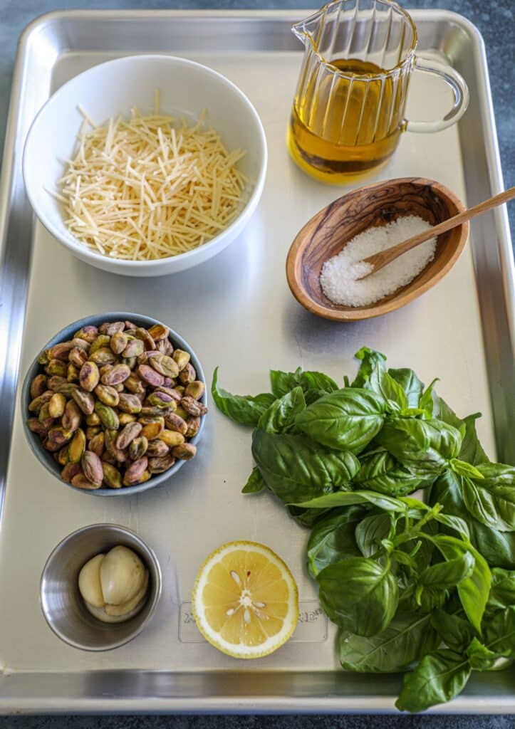 Pistachio Pesto Recipe ingredients