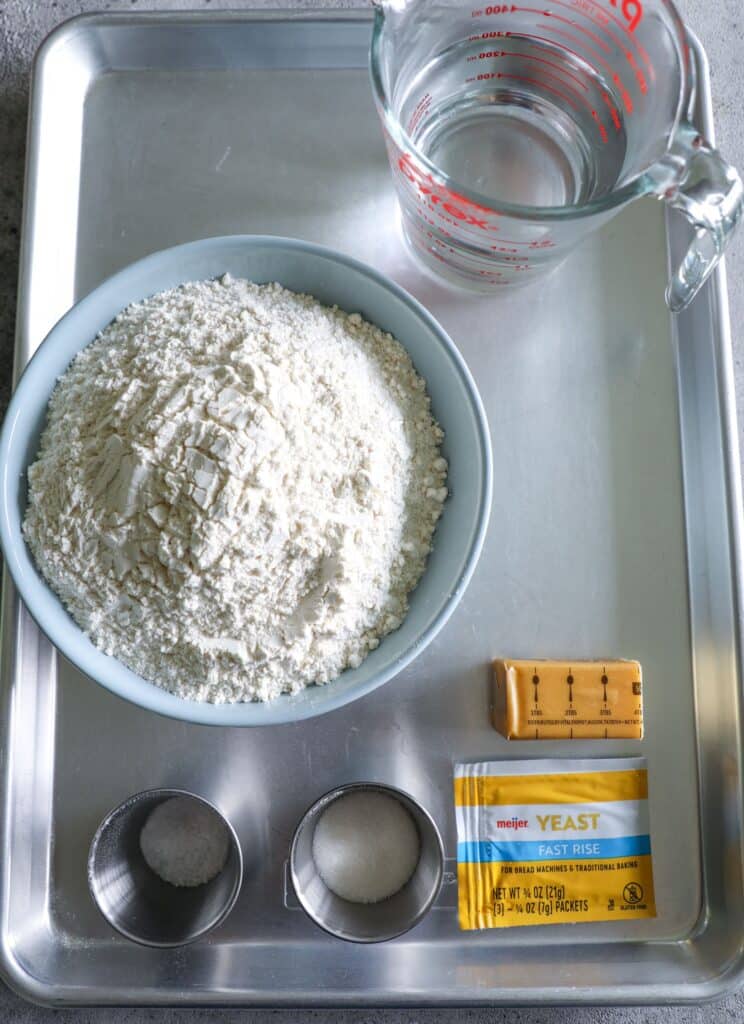 ingredients used to make pretzel buns